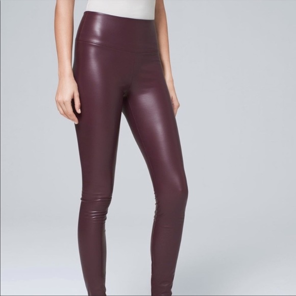 White House Black Market | Pants u0026 Jumpsuits | White House Black Market  Vegan Leather Runway Leggings Size 0 | Poshmark